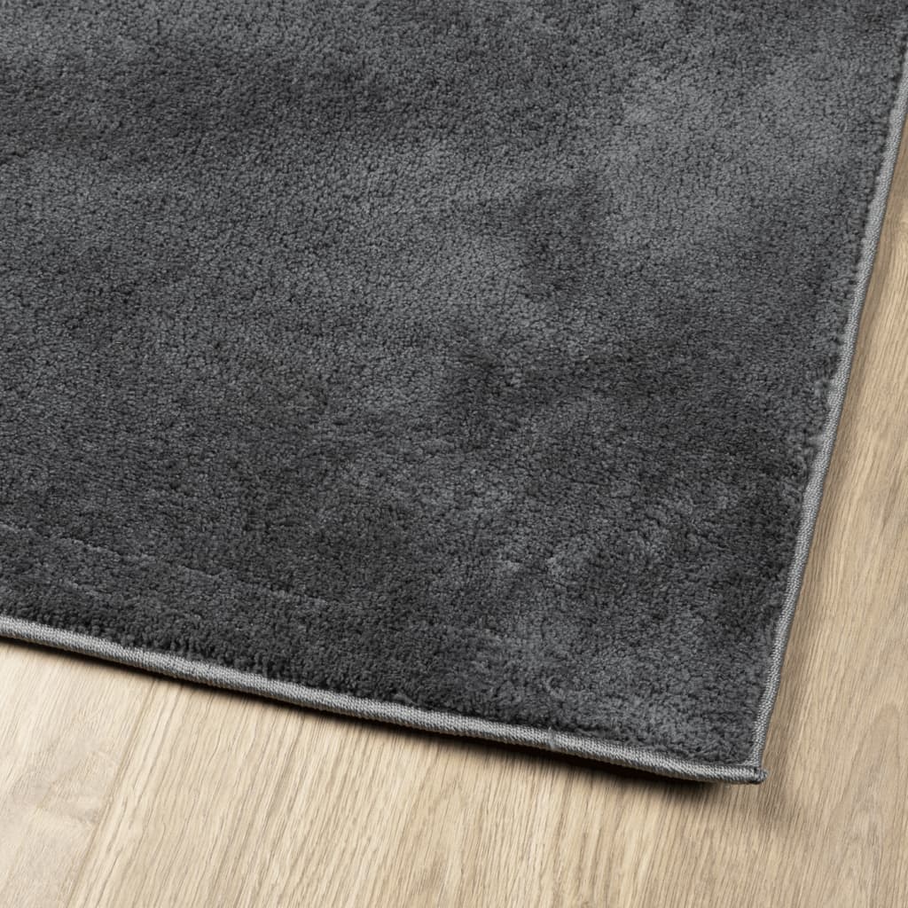 Tepih OVIEDO kratkih vlakana antracit 240 x 240 cm