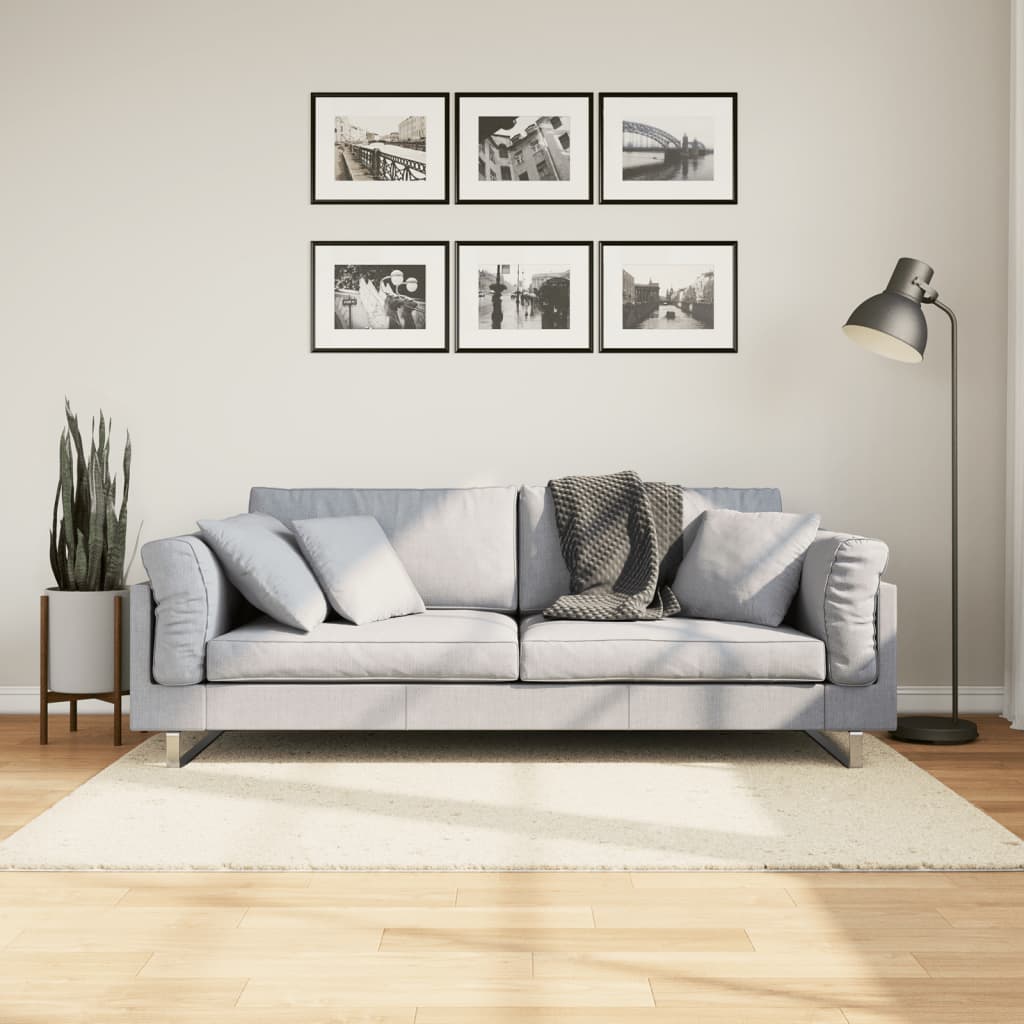 Tepih OVIEDO kratkih vlakana bež 120 x 170 cm