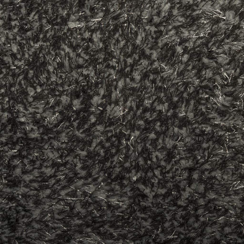 Tepih ISTAN visokih vlakana sjajni izgled antracit 140 x 200 cm