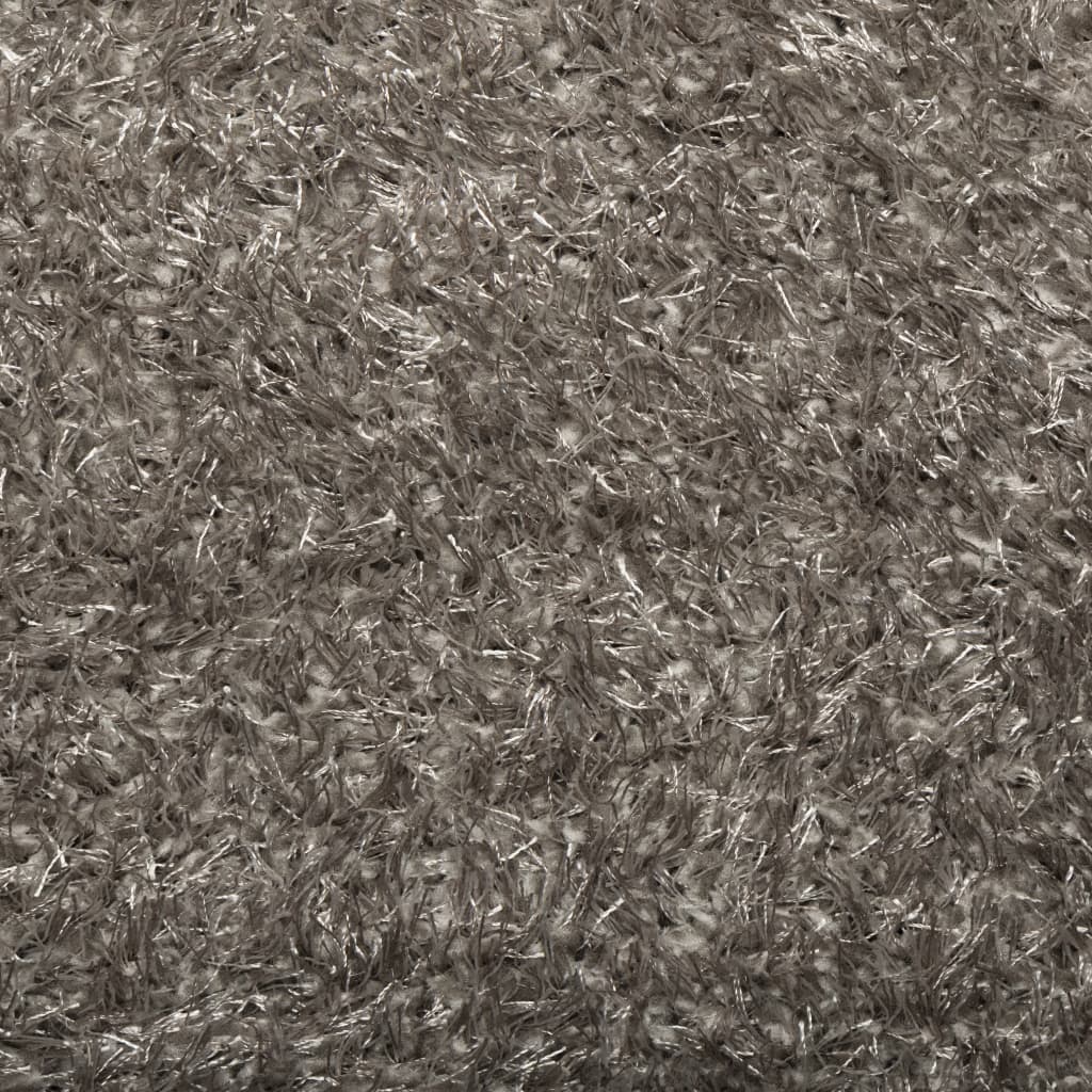 Tepih ISTAN s visokim vlaknima sjajni izgled sivi 120x170 cm