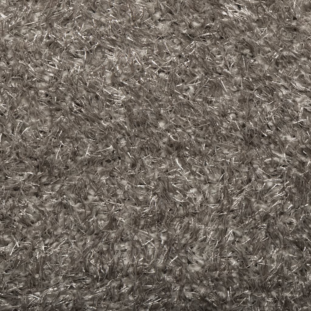 Tepih ISTAN s visokim vlaknima sjajni izgled sivi 160 x 230 cm