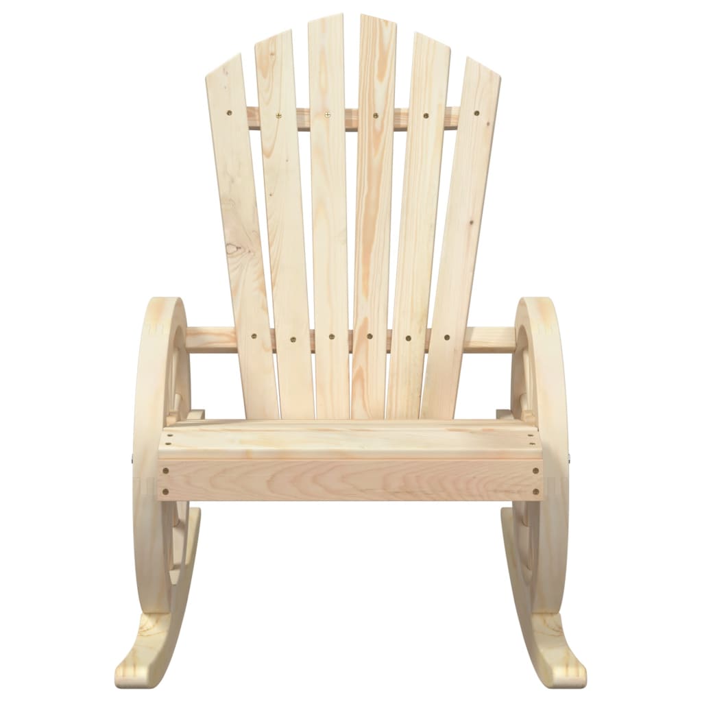 Stolica za ljuljanje Adirondack od masivne jelovine