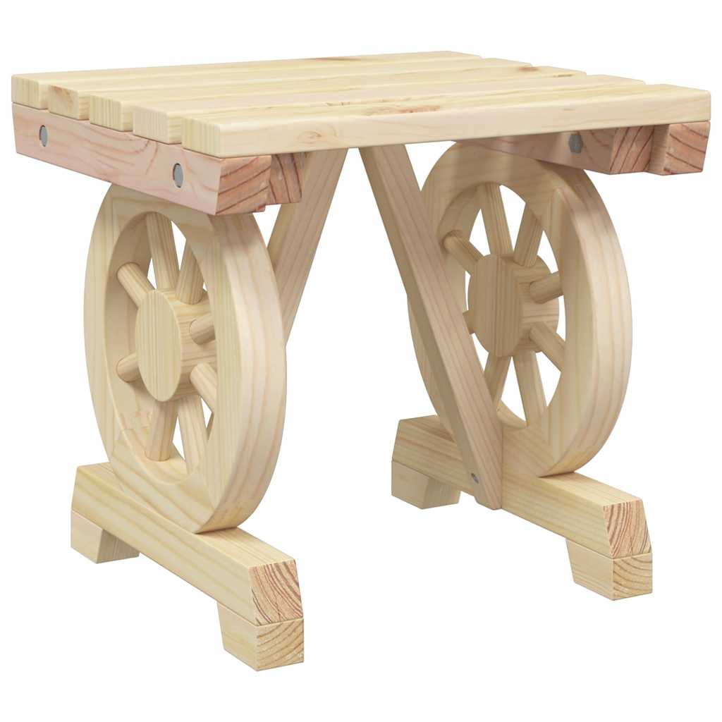 Vrtni tabure 40 x 36,5 x 38,5 cm od masivne jelovine