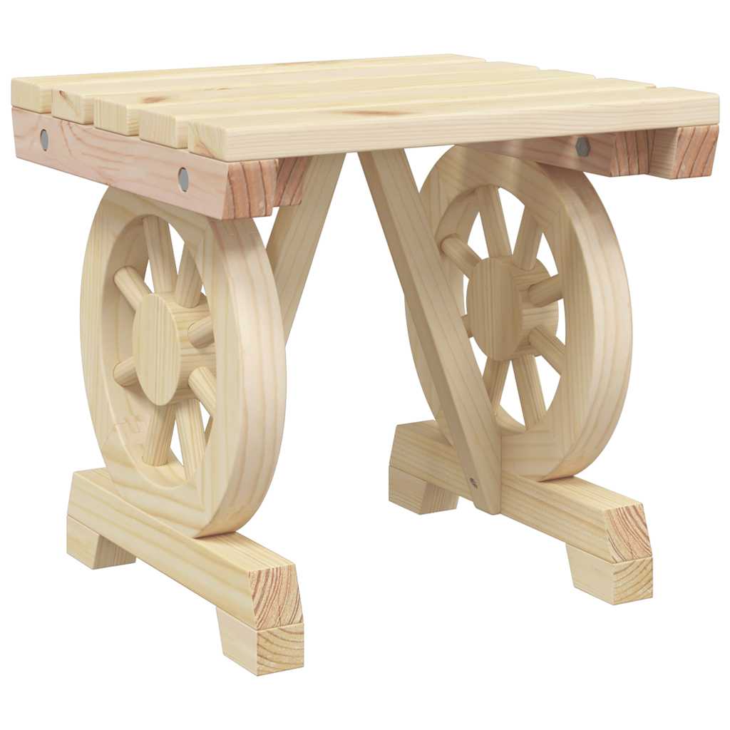 Vrtni tabure 40 x 36,5 x 38,5 cm od masivne jelovine