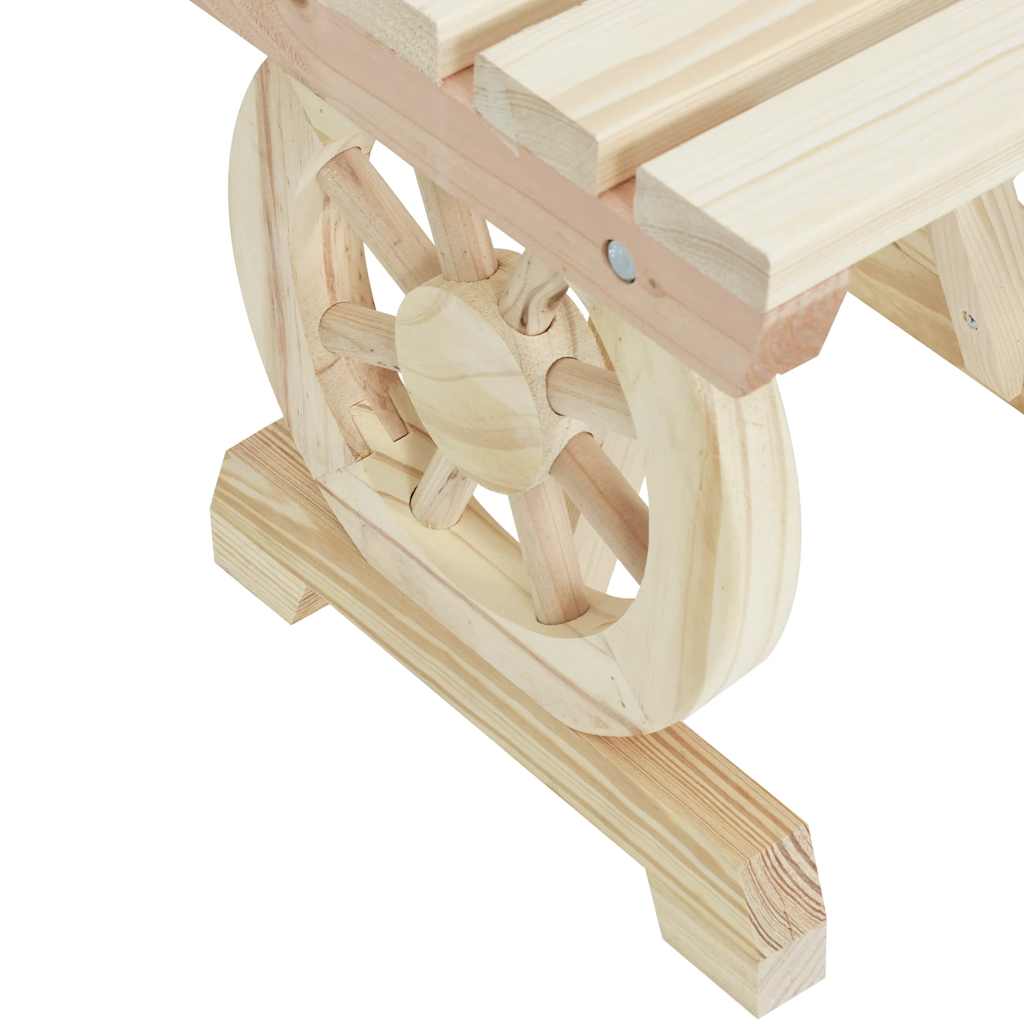 Vrtni tabure 40 x 36,5 x 38,5 cm od masivne jelovine