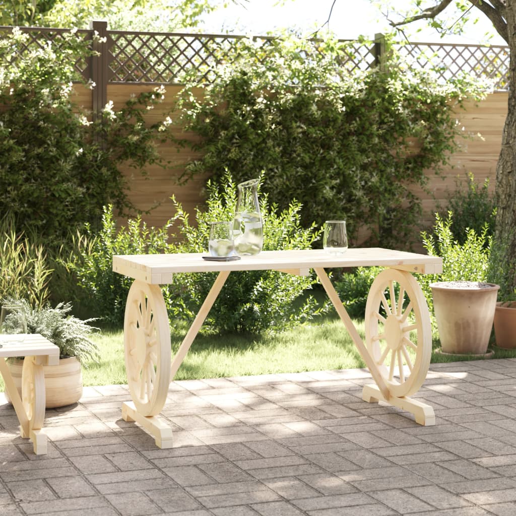 Vrtni stol 115 x 55 x 65 cm od masivne jelovine
