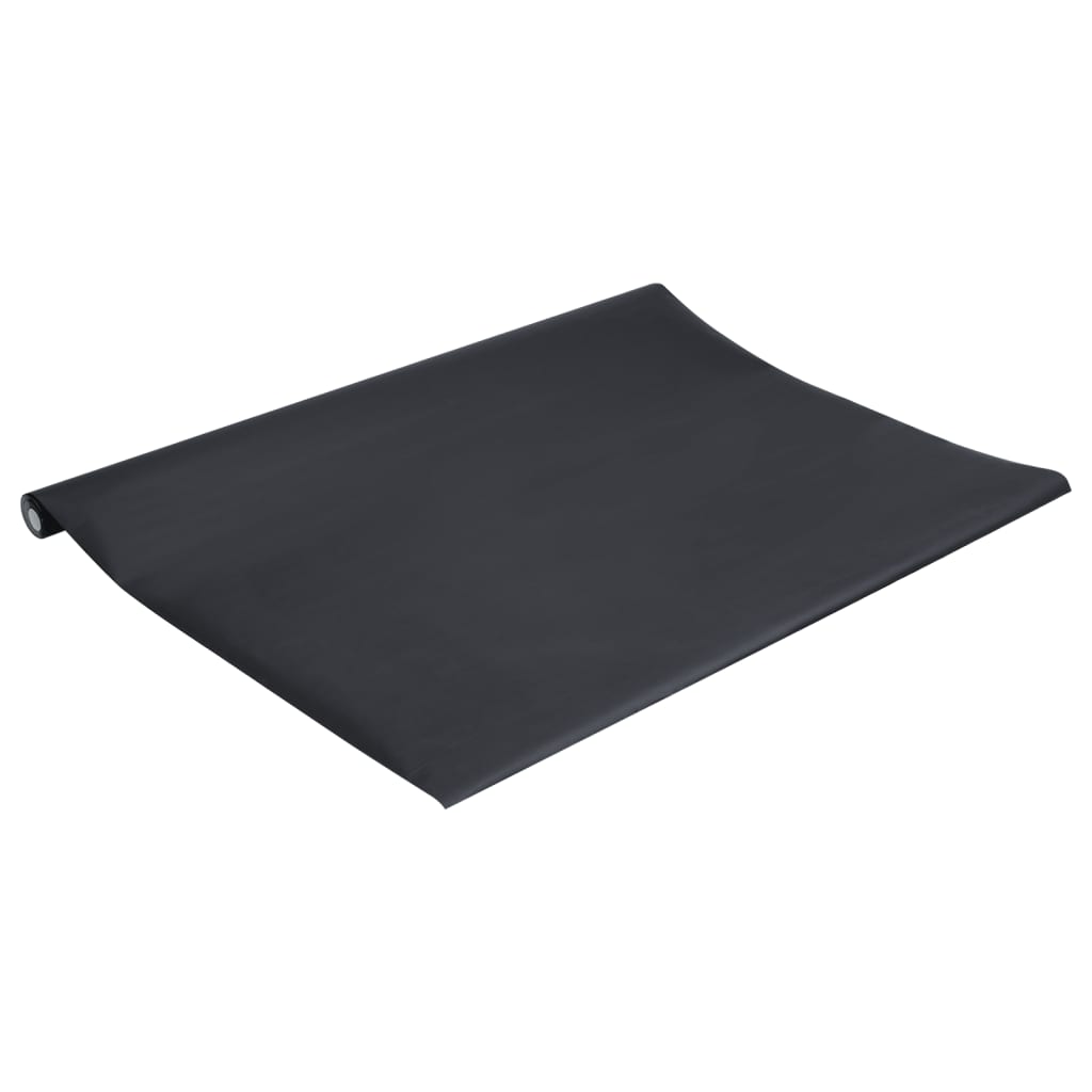 Naljepnica za namještaj, samoljepljiva, mat crna, 90 x 500 cm, PVC
