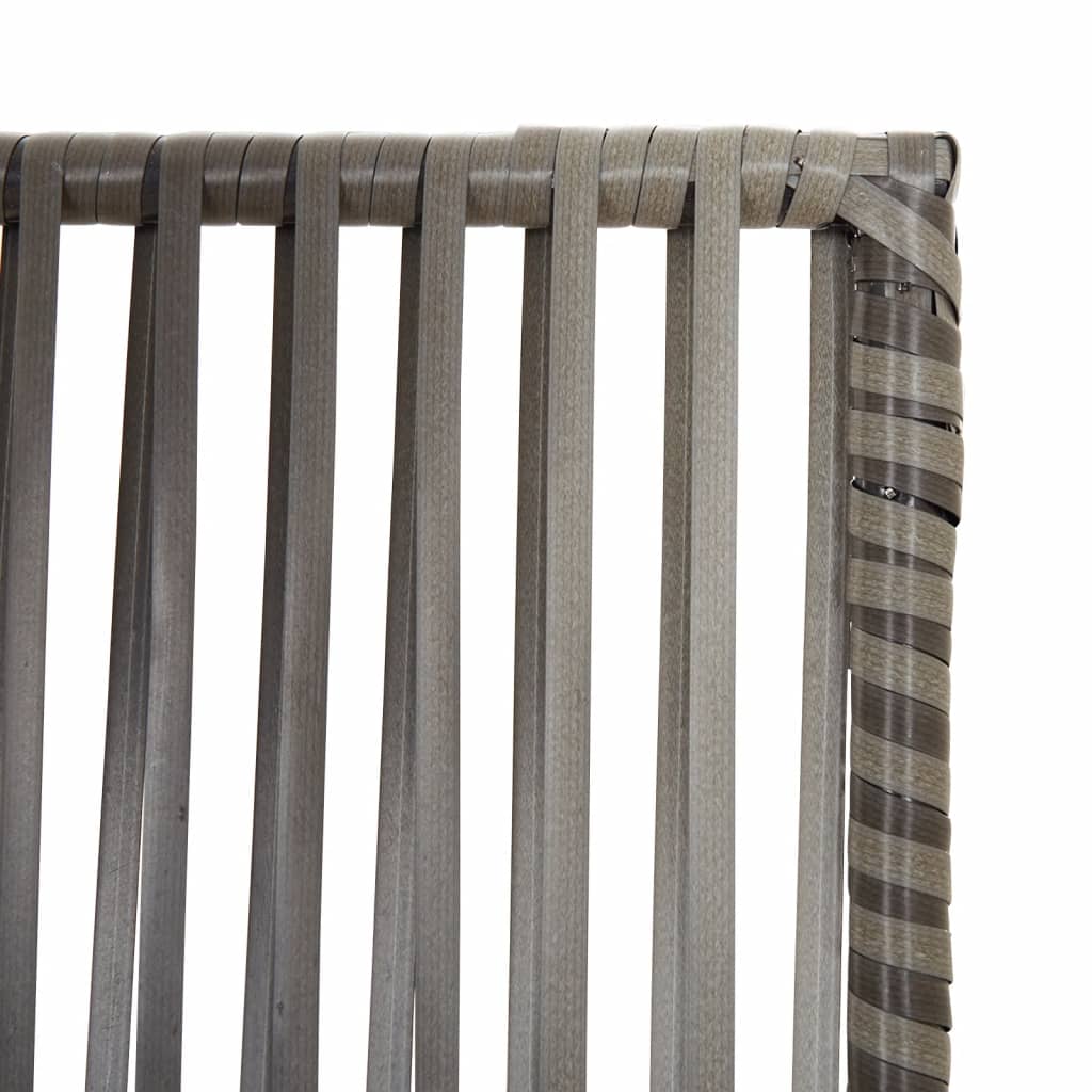 Sobna pregrada sa 6 panela siva od poliratana