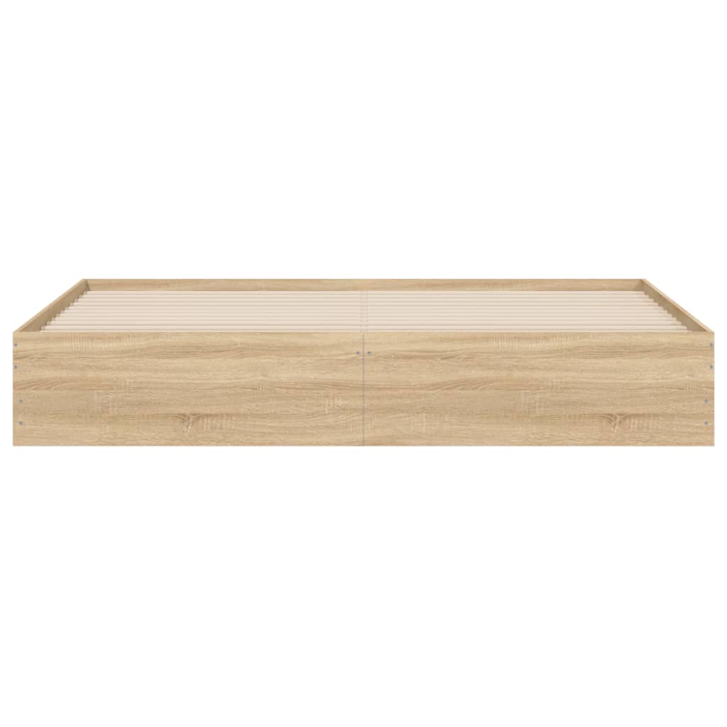 Okvir za krevet s ladicama boja hrasta 180x200 cm