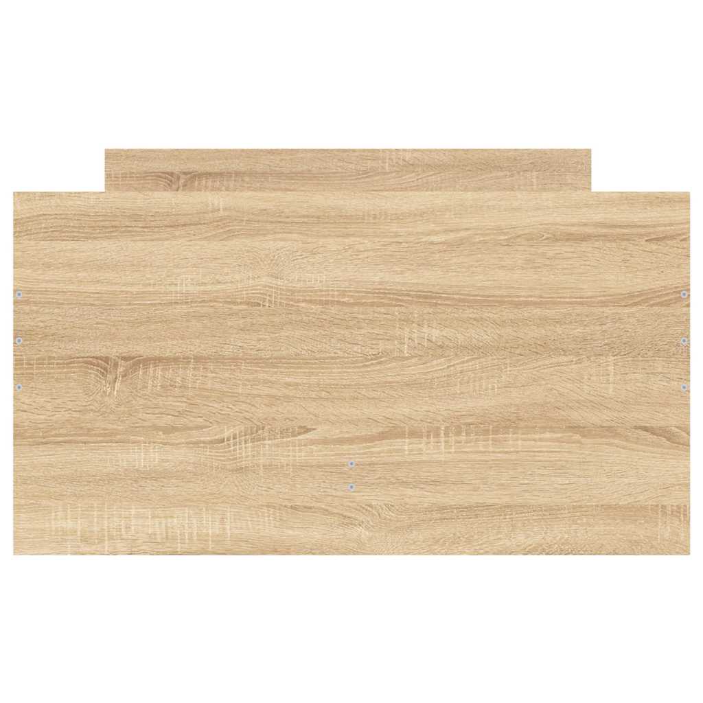 Okvir kreveta s ladicama boja hrasta 100 x 200 cm