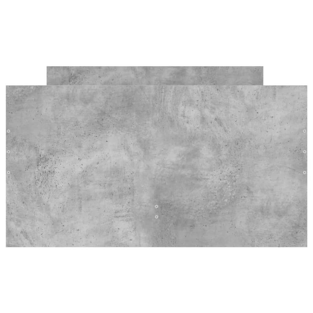 Okvir kreveta s ladicama boja betona 75 x 190 cm za jednu osobu