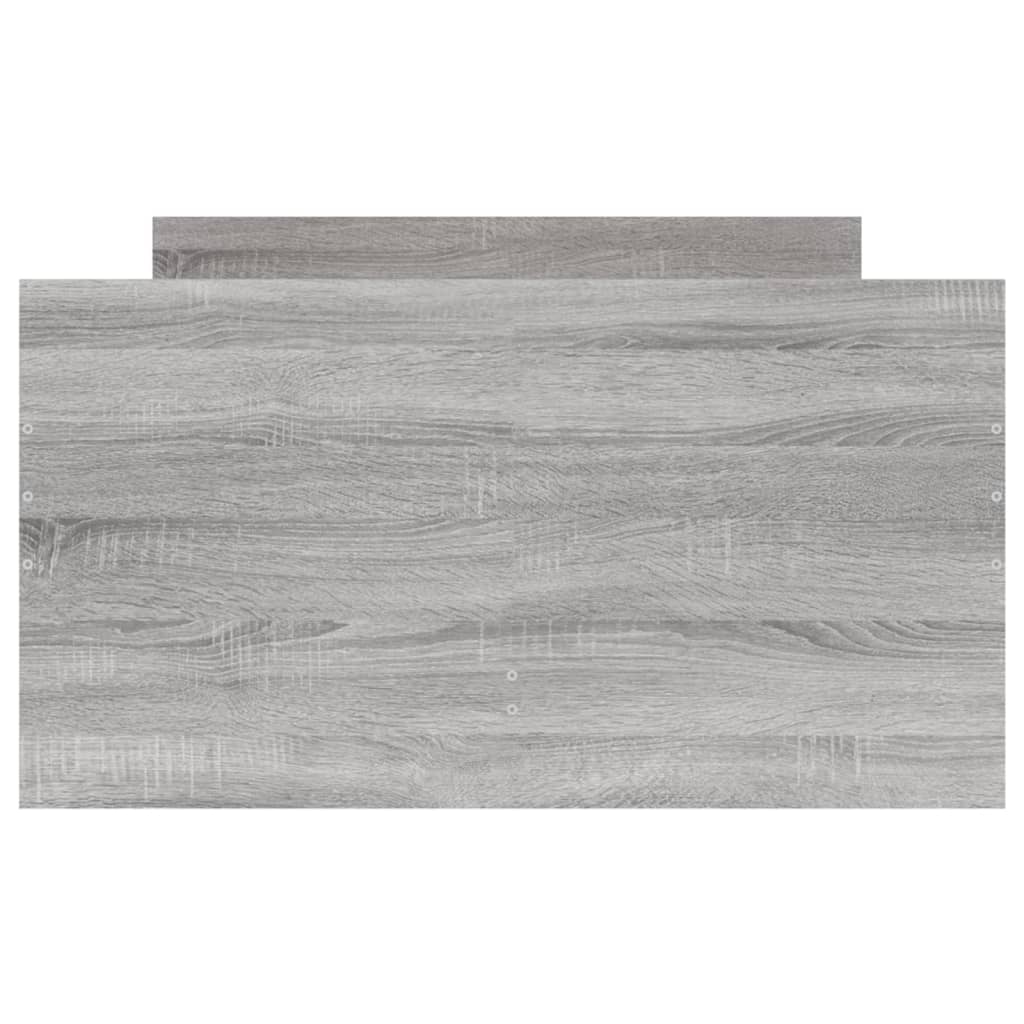 Okvir za krevet s ladicama boja hrasta 75x190 cm za jednu osobu