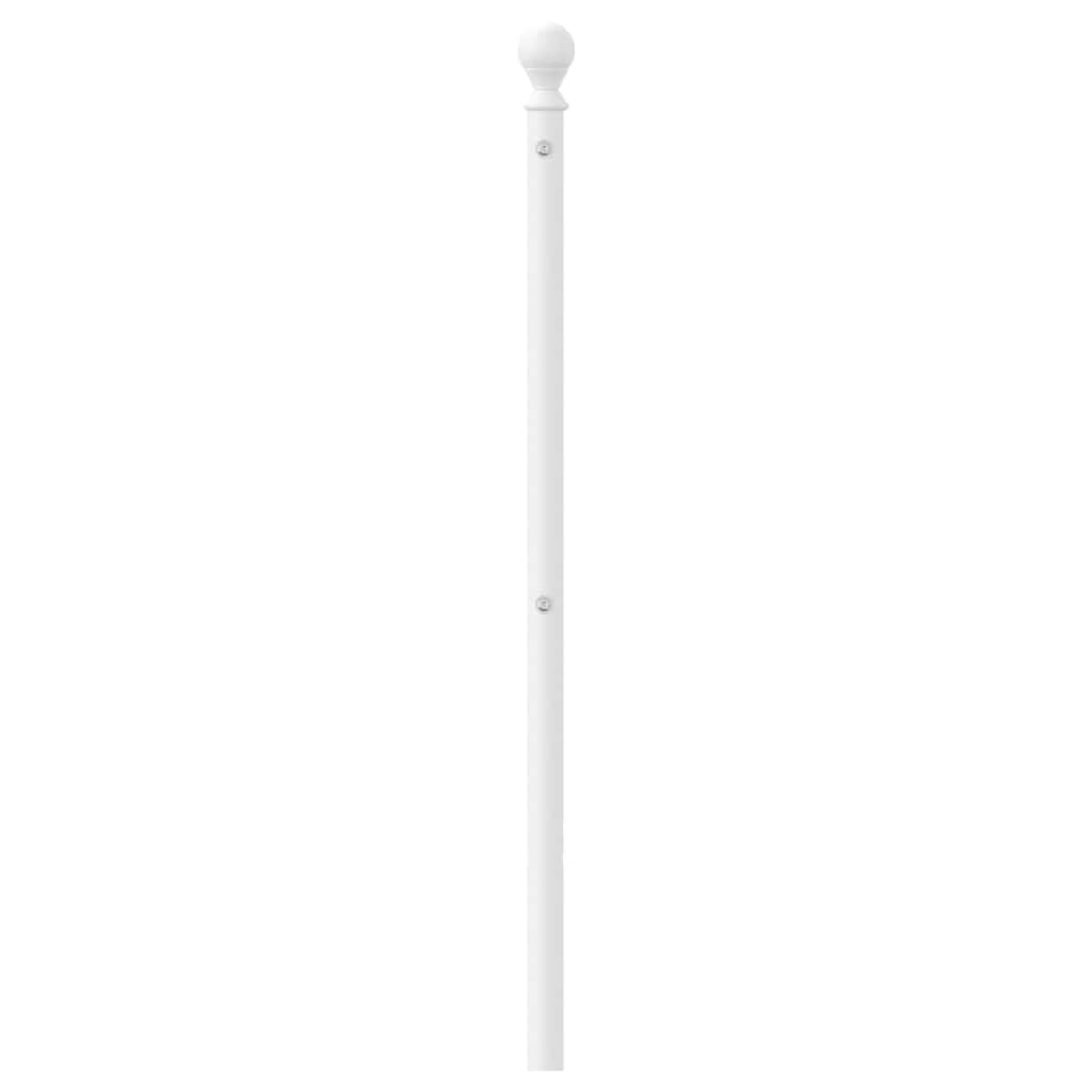 Metalno zamjensko uzglavlje bijelo 160 cm