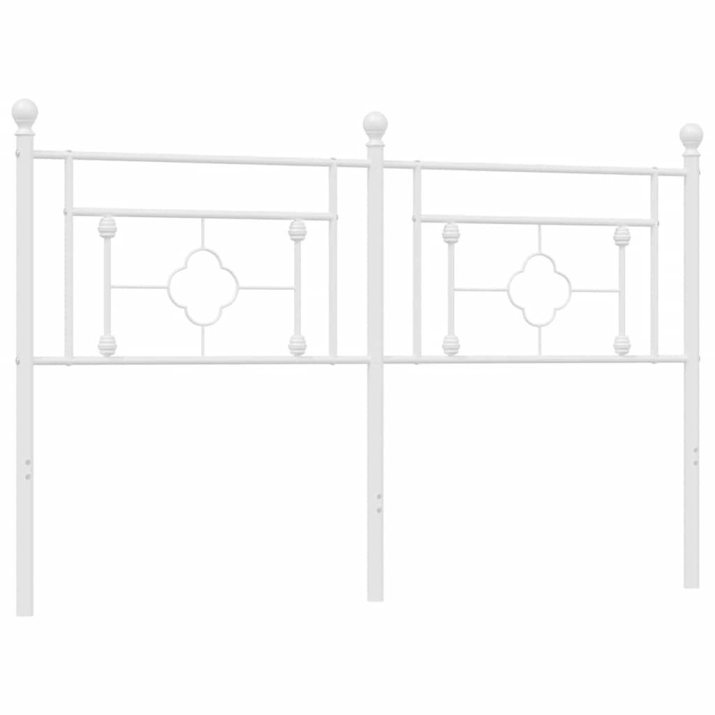 Metalno zamjensko uzglavlje bijelo 160 cm