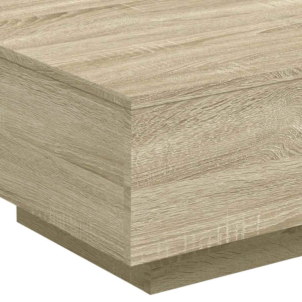 Stolić za kavu boja hrasta 55x55x31 cm od konstruiranog drva