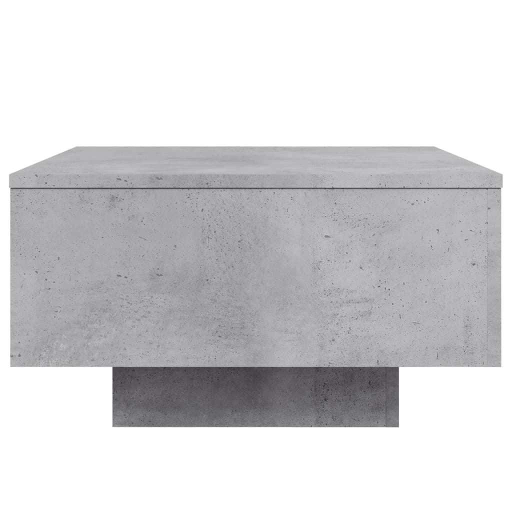 Stolić za kavu boja betona 55x55x31 cm konstruirano drvo