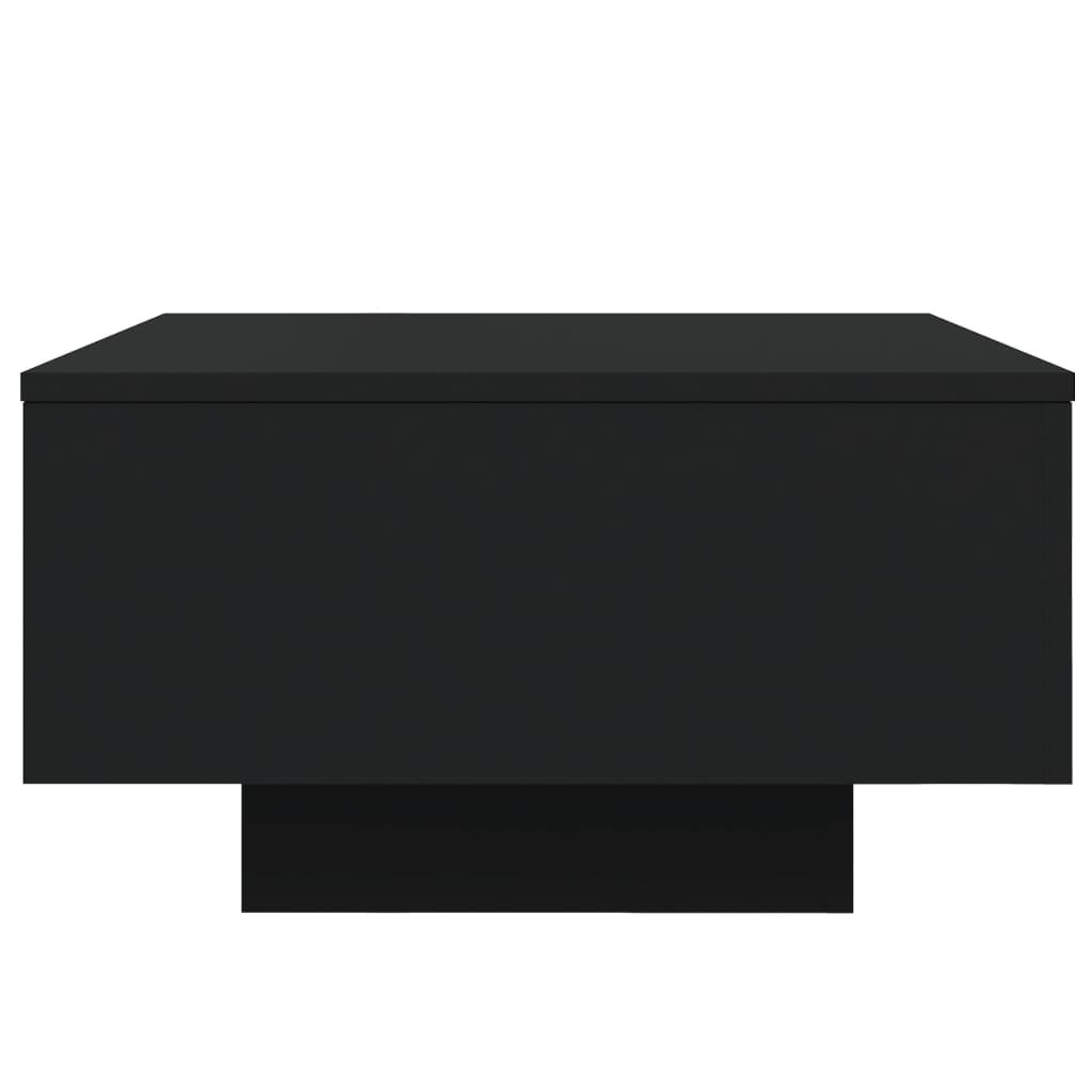 Stolić za kavu s LED svjetlima crni 55 x 55 x 31 cm