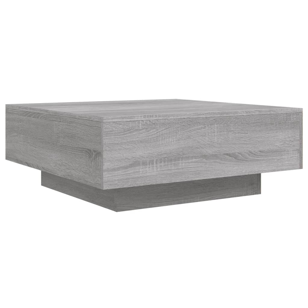 Stolić za kavu boja hrasta 80x80x31 cm od konstruiranog drva