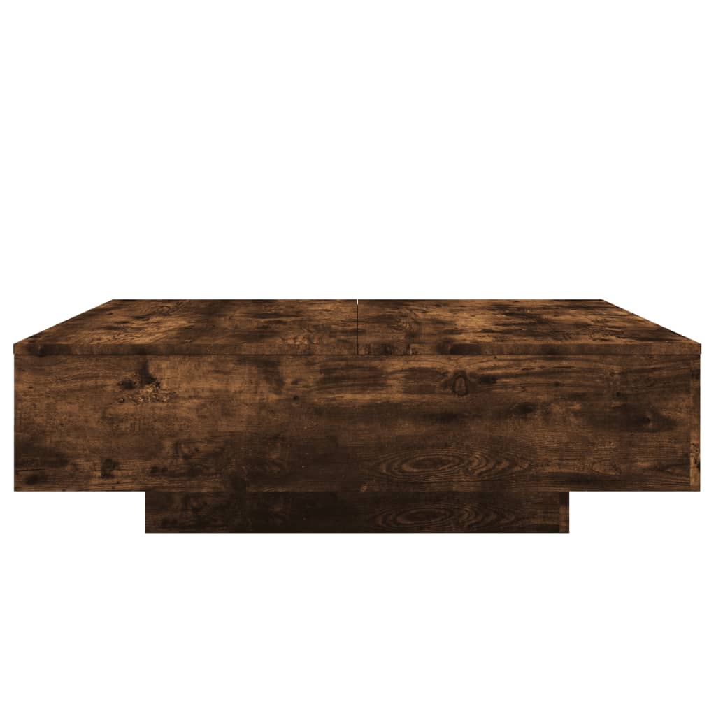 Stolić za kavu boja hrasta 100x100x31 cm konstruirano drvo