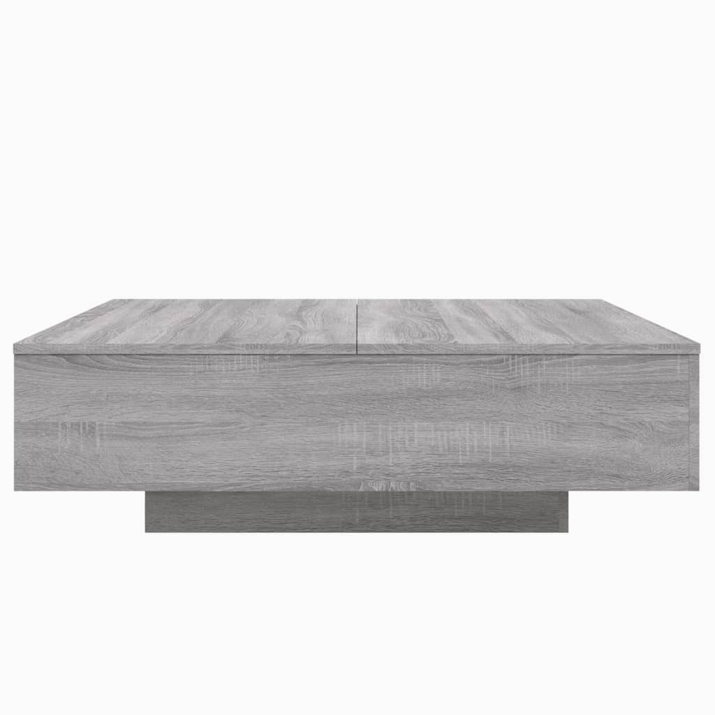 Stolić za kavu boja hrasta 100x100x31 cm konstruirano drvo
