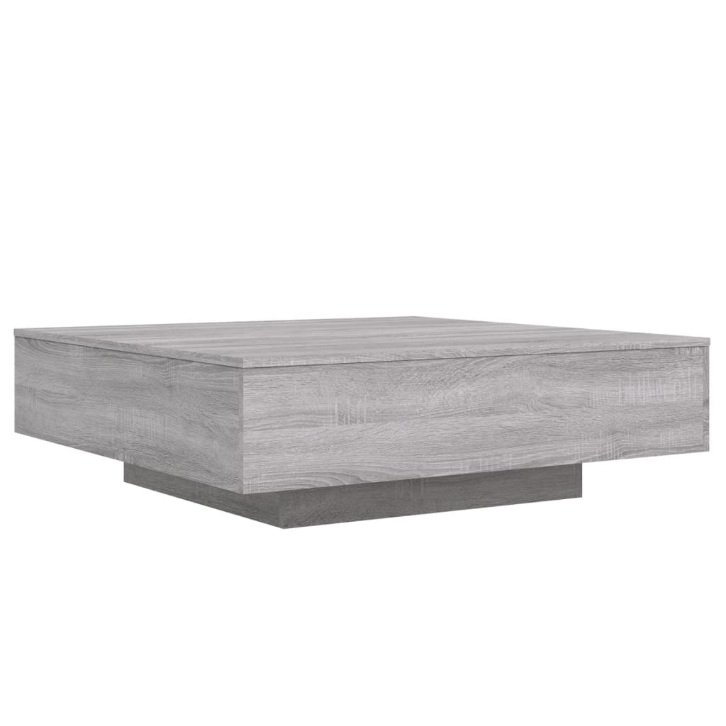 Stolić za kavu boja hrasta 100x100x31 cm konstruirano drvo