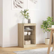 Komoda s LED svjetlima boja hrasta sonome 41x37x67 cm