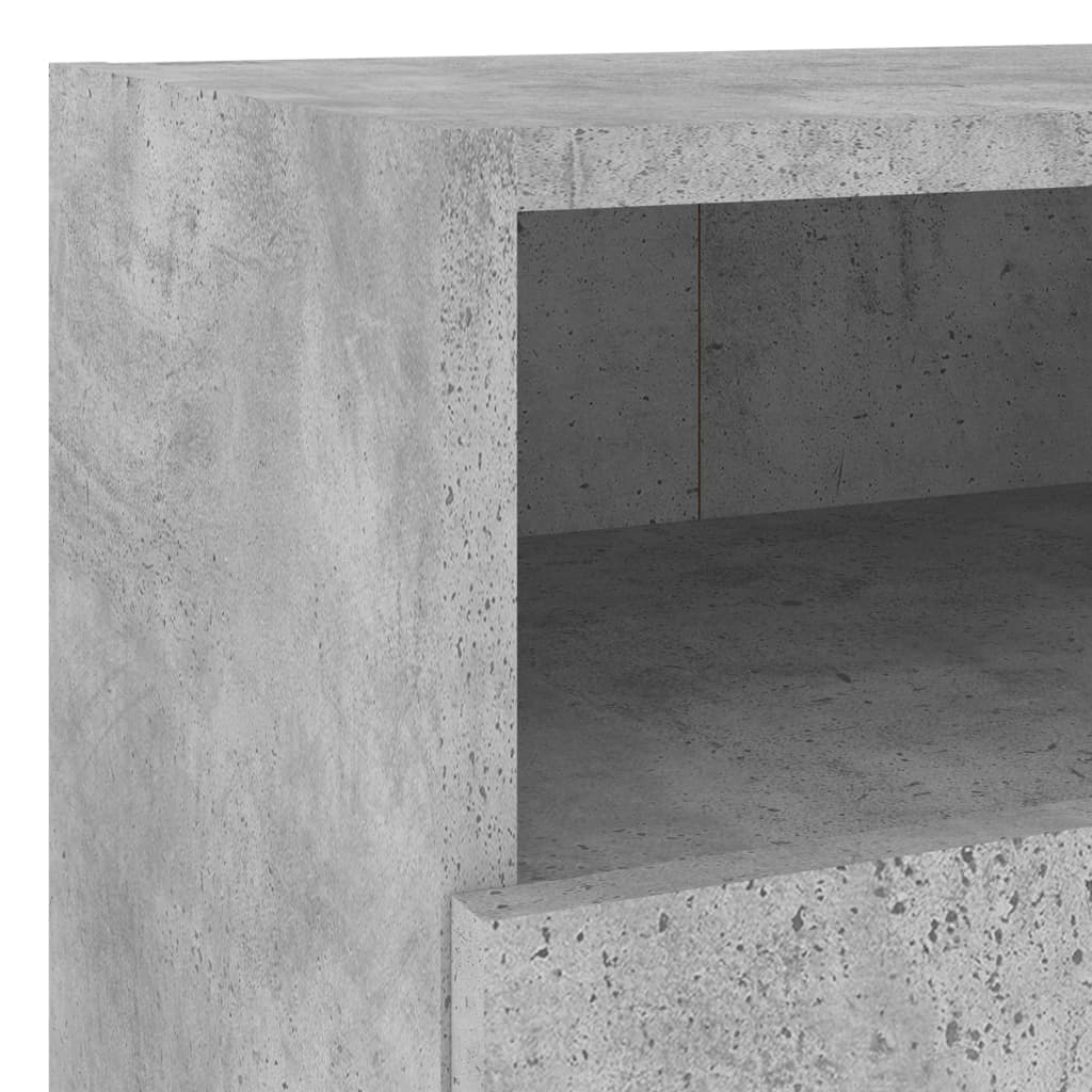 Zidni TV ormarići 2 kom siva boja betona 40 x 30 x 30 cm drveni