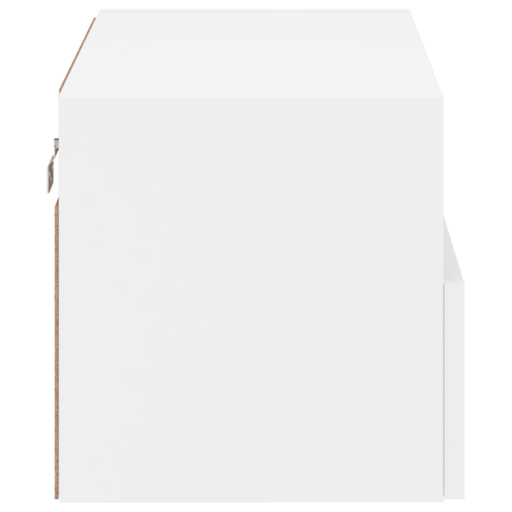 Zidni TV ormarić bijeli 60 x 30 x 30 cm od konstruiranog drva