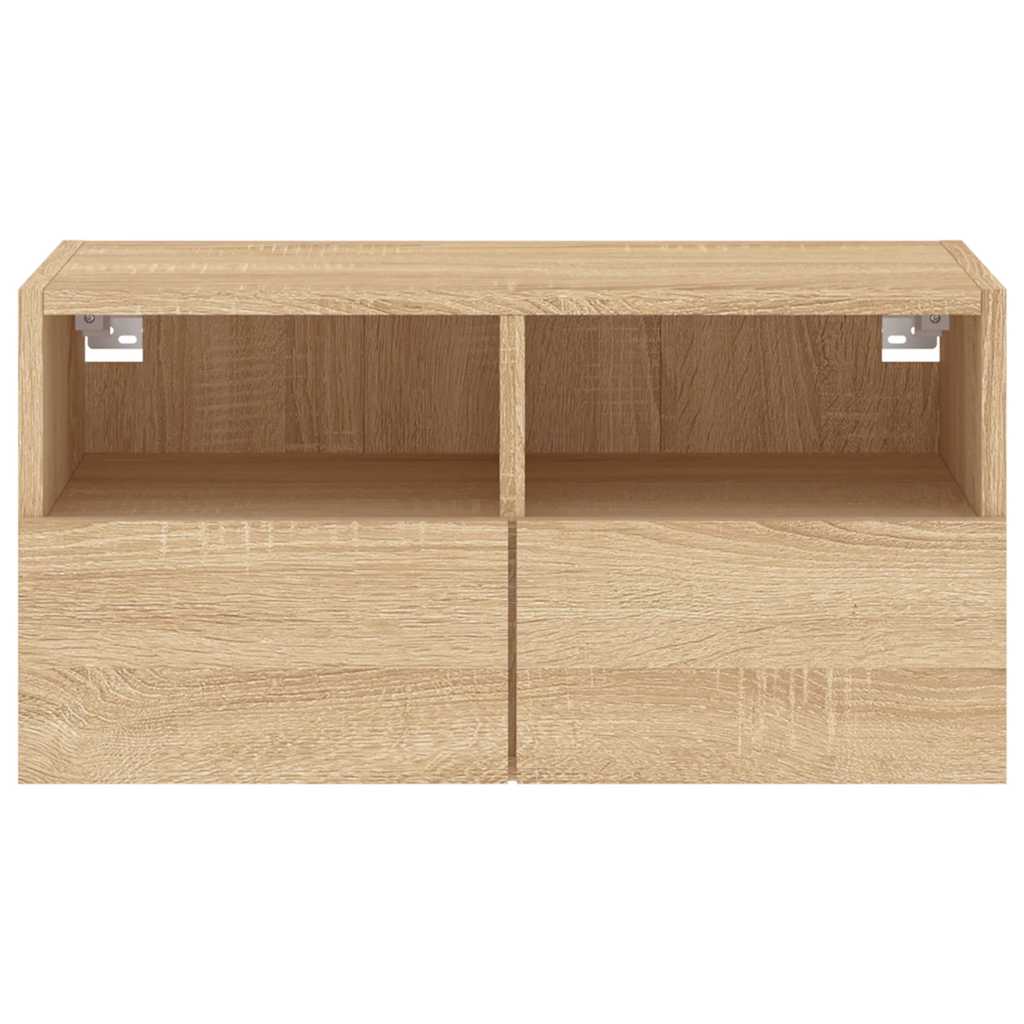 Zidni TV ormarić boja hrasta 60x30x30 cm od konstruiranog drva