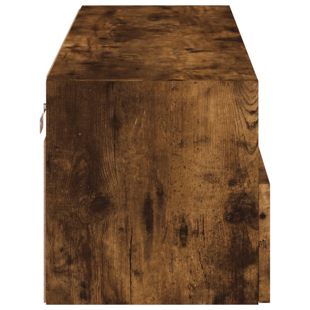 Zidni TV ormarić boja hrasta 100 x 30 x 30 cm konstruirano drvo
