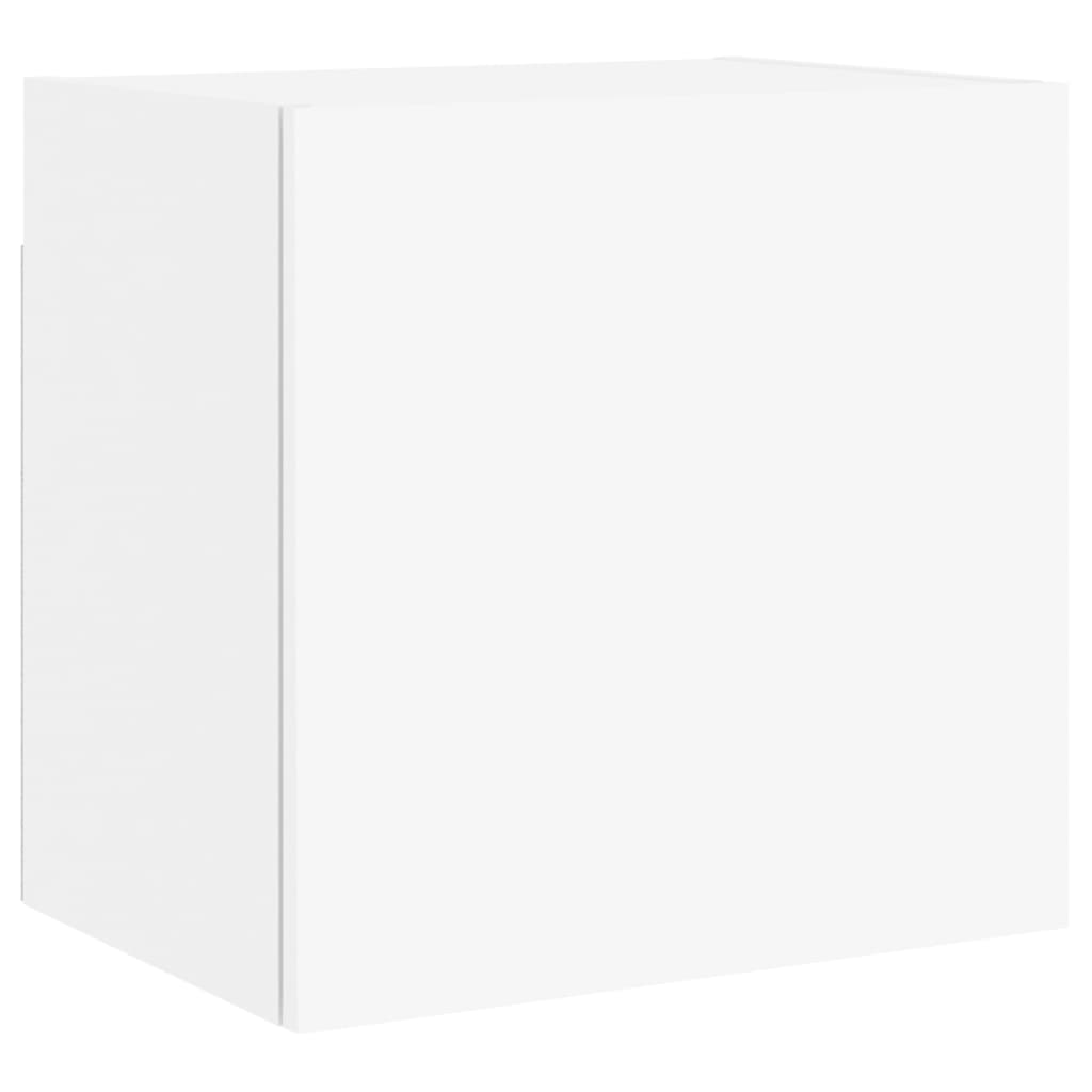 Zidni TV ormarić bijeli 40,5 x 30 x 40 cm od konstruiranog drva