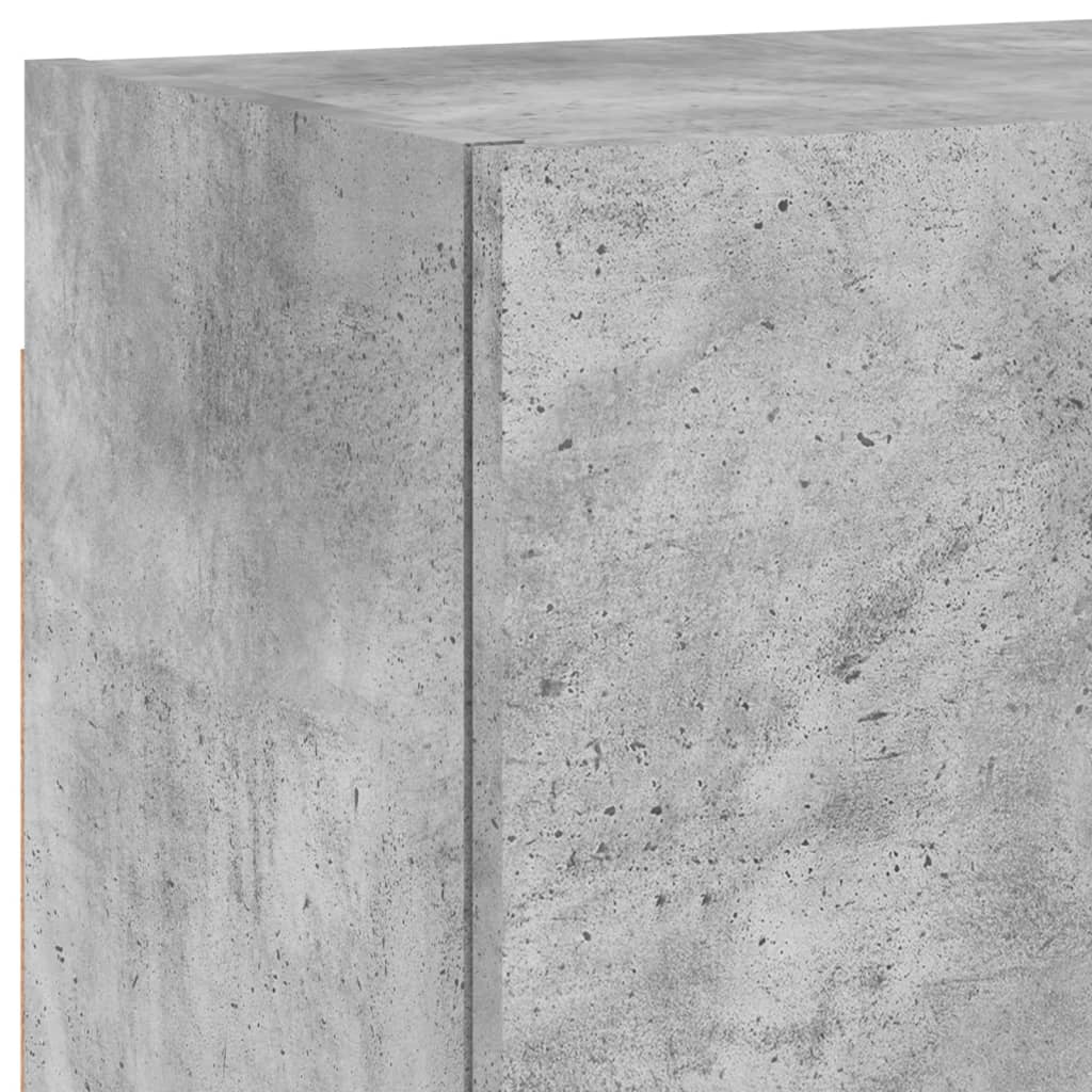 Zidni TV ormarići 2 kom siva boja betona 40,5x30x40 cm drveni