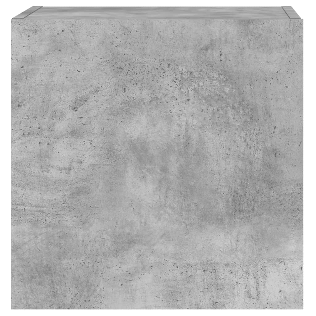 Zidni TV ormarići 2 kom siva boja betona 40,5x30x40 cm drveni