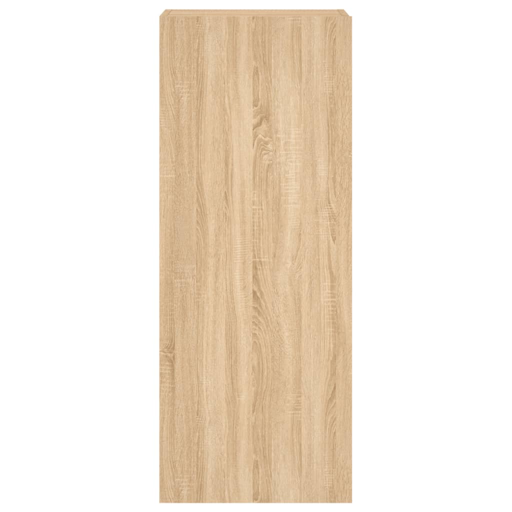 Zidni TV ormarić boja hrasta 40,5x30x102 cm konstruirano drvo