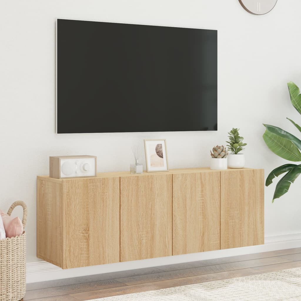 Zidni TV ormarići 2 kom boja hrasta sonome 60 x30 x 41 cm