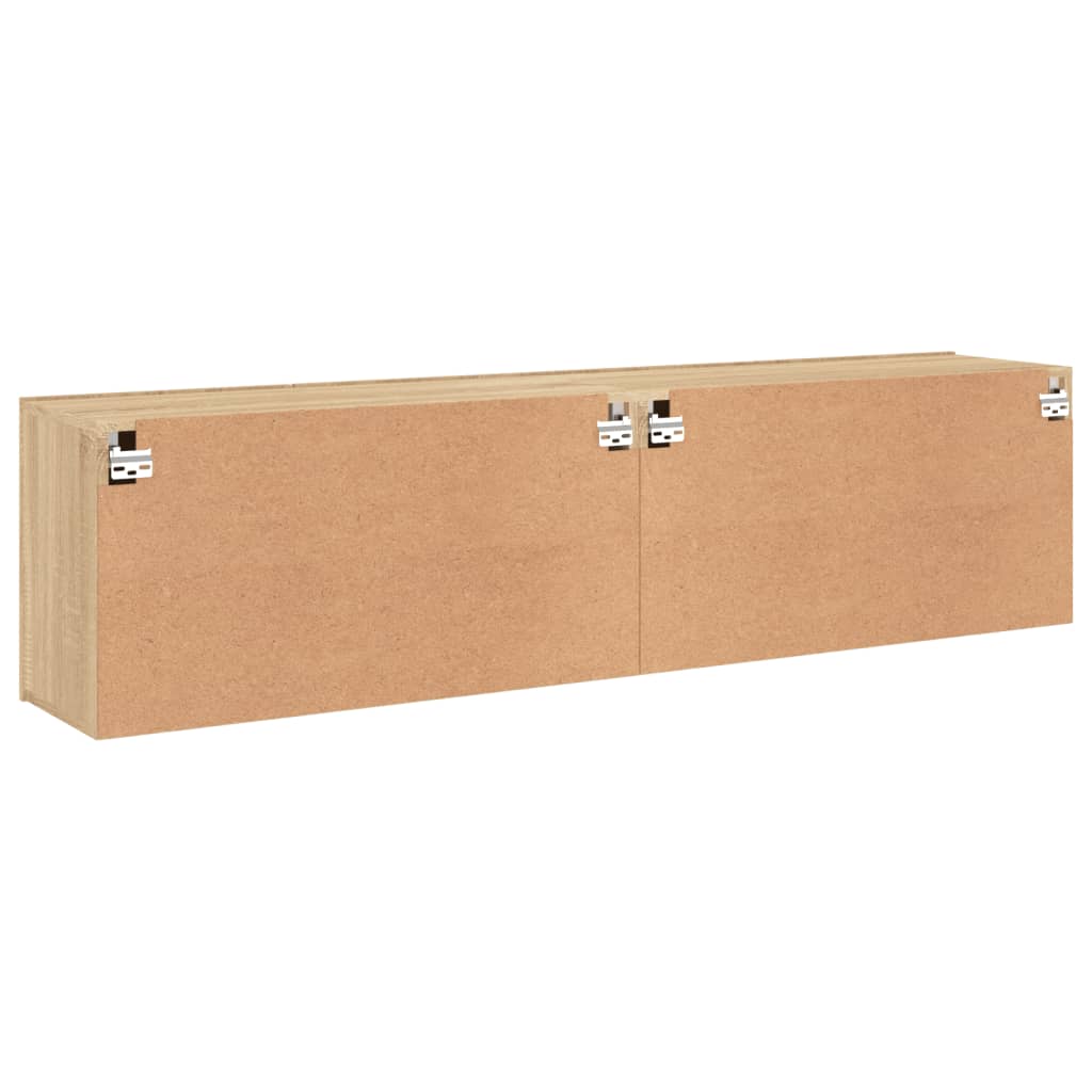 Zidni TV ormarići 2 kom boja hrasta sonome 80x30x41 cm