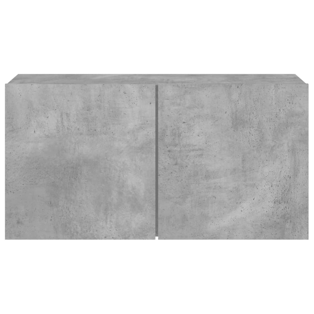 Zidni TV ormarić sivi boja betona 80x30x41 cm
