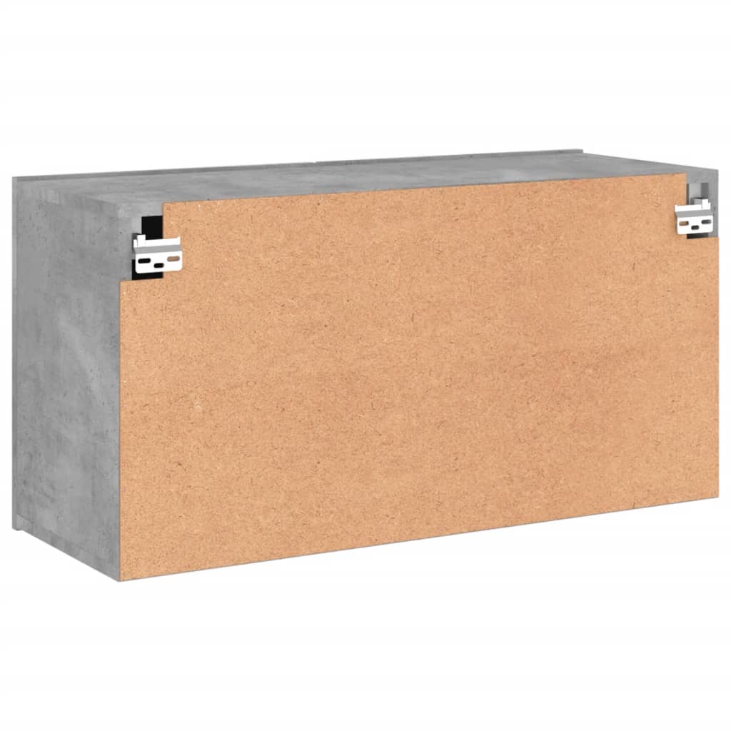 Zidni TV ormarić sivi boja betona 80x30x41 cm
