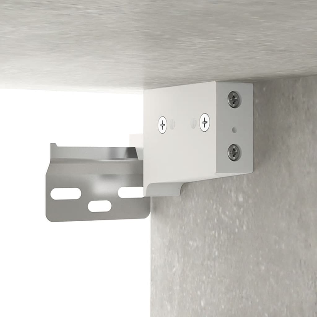 Zidni TV ormarić sivi boja betona 80x30x41 cm