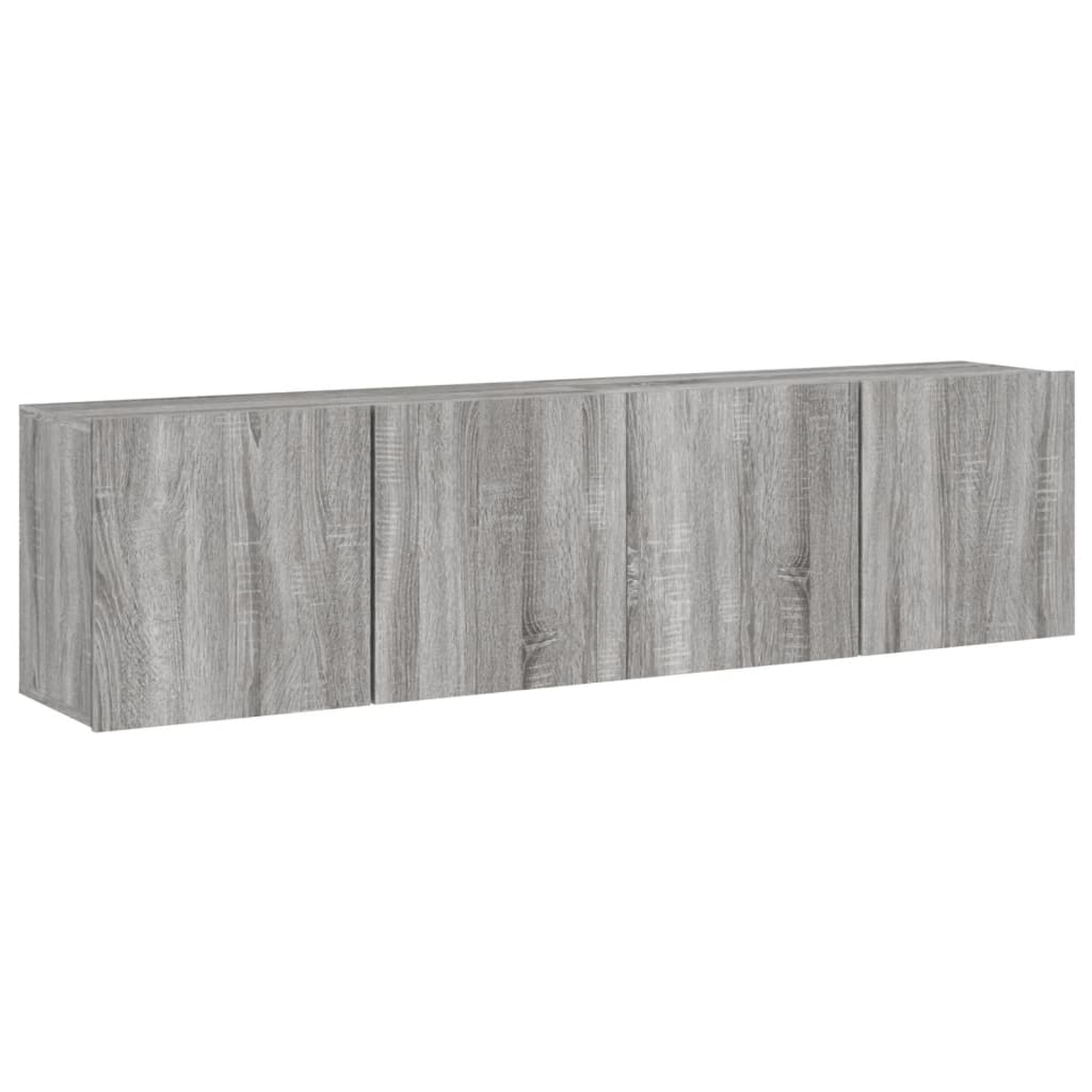 Zidni TV ormarići 2 kom boja sivog hrasta sonome 80x30x41 cm
