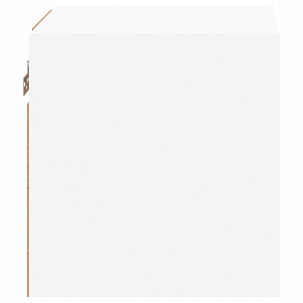 Zidni TV ormarić s LED svjetlima bijeli 30 x 28,5 x 30 cm