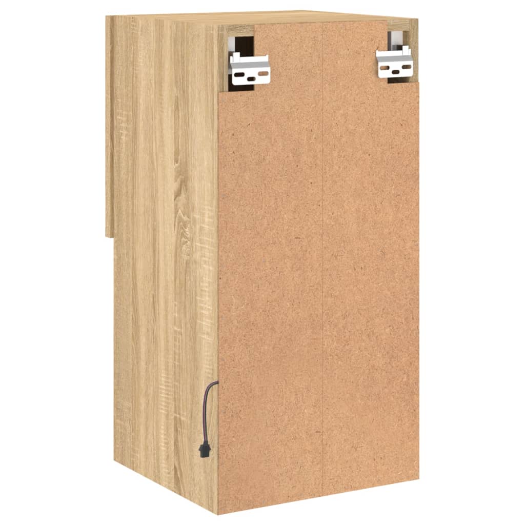 TV ormarići s LED svjetlima 2 kom boja hrasta 30,5x30x60 cm