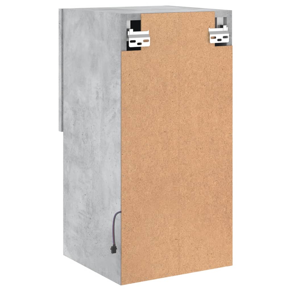 TV ormarići s LED svjetlima 2 kom siva boja betona 30,5x30x60cm