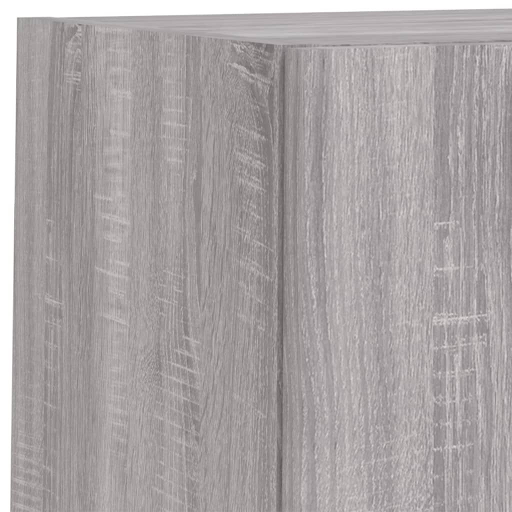 TV ormarić s LED svjetlima boja hrasta 30,5x30x60 cm