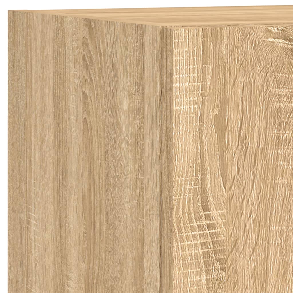 TV ormarići s LED svjetlima 2 kom boja hrasta 30,5 x 30 x 90 cm
