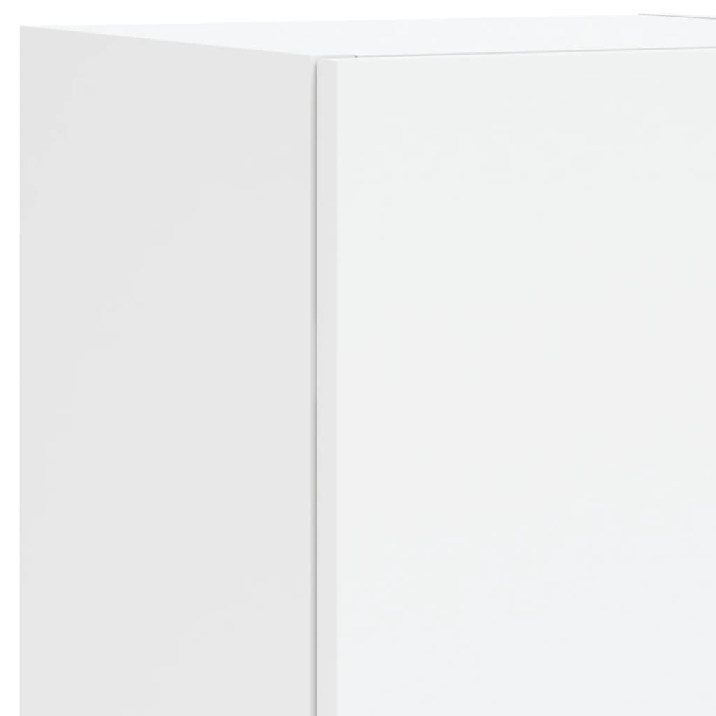 TV ormarići s LED svjetlima 2 kom bijeli 30,5 x 30 x 102 cm
