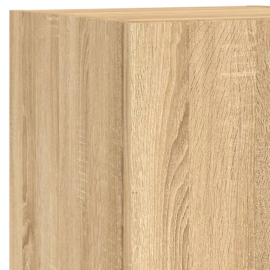 TV ormarić s LED svjetlima boja hrasta sonome 30,5x30x102 cm
