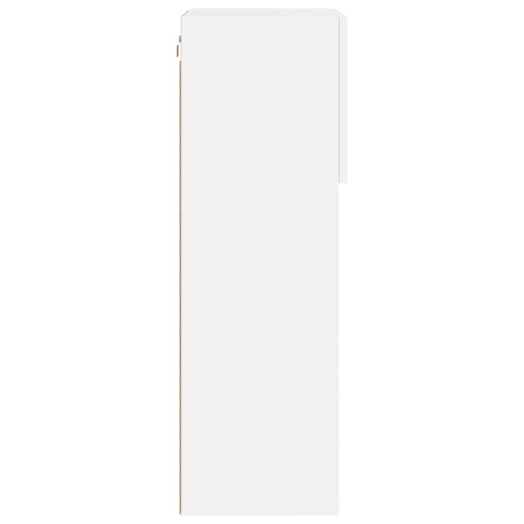 TV ormarići s LED svjetlima 2 kom bijeli 40,5x30x90 cm