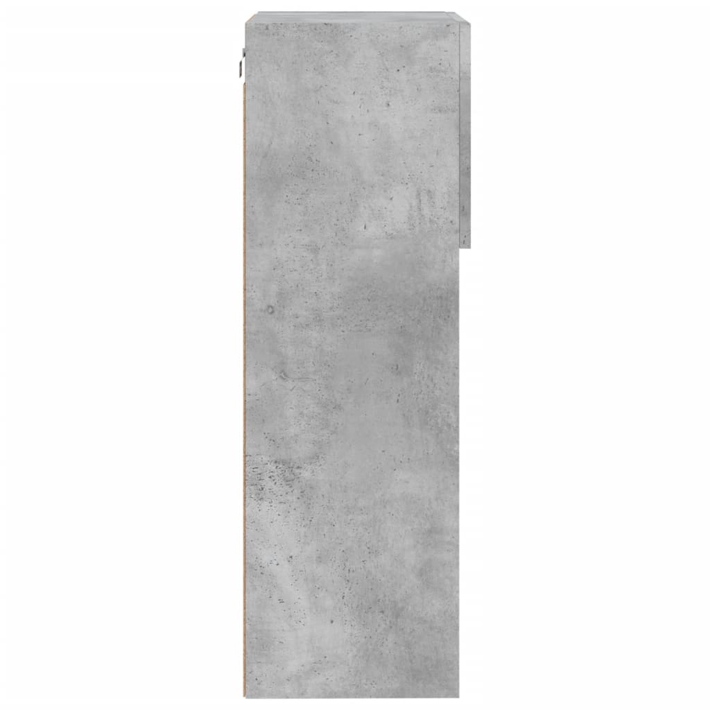 TV ormarići s LED svjetlima 2 kom boja betona 40,5 x 30 x 90 cm
