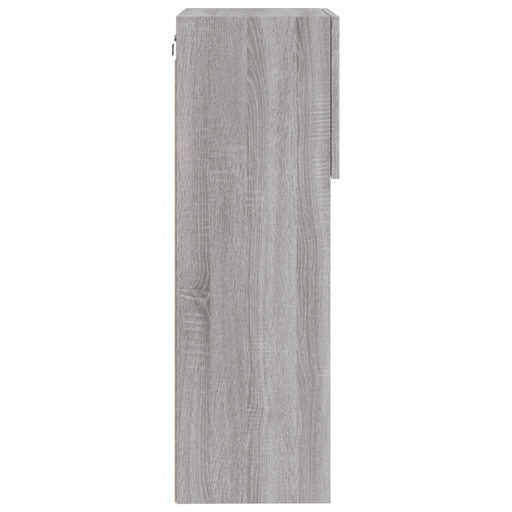 TV ormarić s LED svjetlima boja hrasta 40,5x30x90 cm